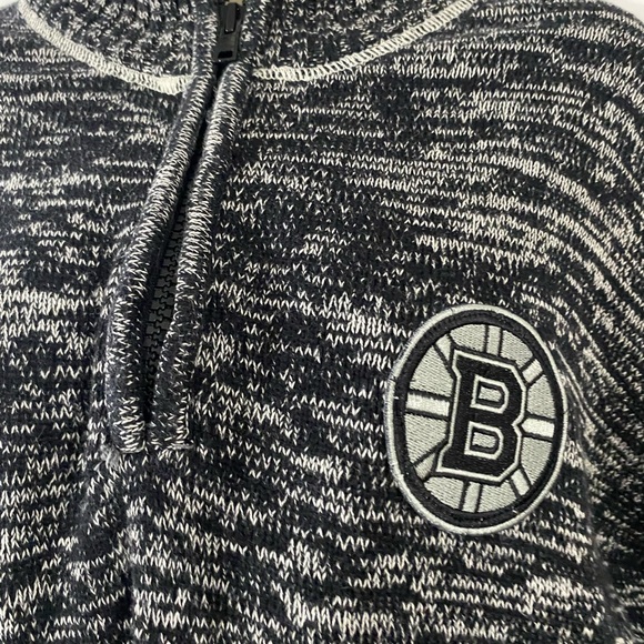 Boston Bruins quarter zip knit. EUC size xxl - Picture 2 of 4